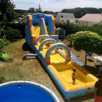 Ervaar de spanning met het thema Onderwaterwereld opblaasbare waterpark en glijbaan