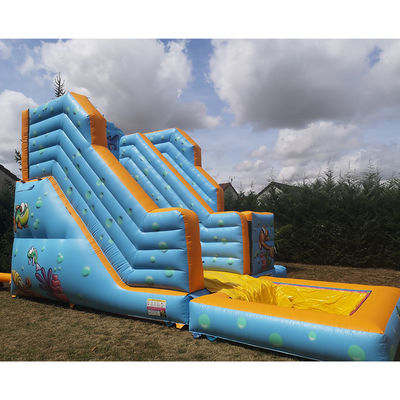 Ervaar de spanning met het thema Onderwaterwereld opblaasbare waterpark en glijbaan