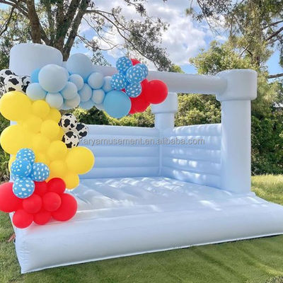 CE/EN71 gecertificeerd maat opblaasbaar moonwalk springkasteel voor bruiloftsfeest