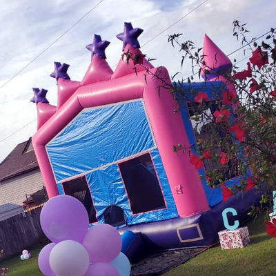 Grote draagbare 0,55 mm PVC vinyl zeilplank Buiten- of binnenopblaasbare combinatie springkasteel