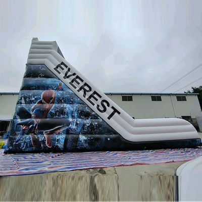 Outdoor Entertainment Red Spiderman opblaasbare droog glijbaan met 2 ladders