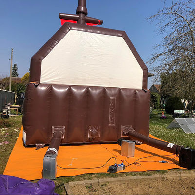 Aanpassen Geaccepteerd Duurzaam Piratenschip thema Opblaasbaar Bounce House voor Kids Party