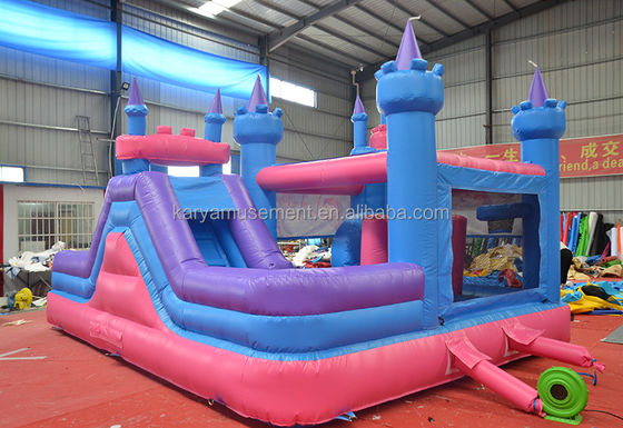 Cartoon Character Castle met Slide Combo Draagbare en aanpasbare afbeeldingen inbegrepen