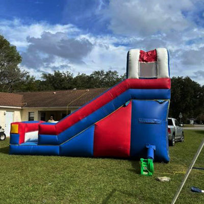 Direct Small Slide Water Inflatable Combo Bouncy Castle voor commerciële verhuur