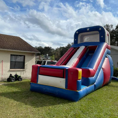 Direct Small Slide Water Inflatable Combo Bouncy Castle voor commerciële verhuur