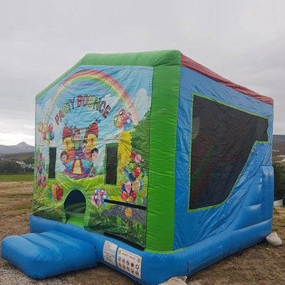 Unisex Kleine waterdichte pvc opblaasbare springkastel springhuis met glijbaan