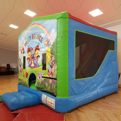 Unisex Kleine waterdichte pvc opblaasbare springkastel springhuis met glijbaan