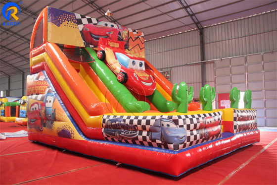 Home Bouncy Slide Speelplaats voor kinderen Maximale capaciteit 100-500kg Opblaasbare dubbele glijbanen