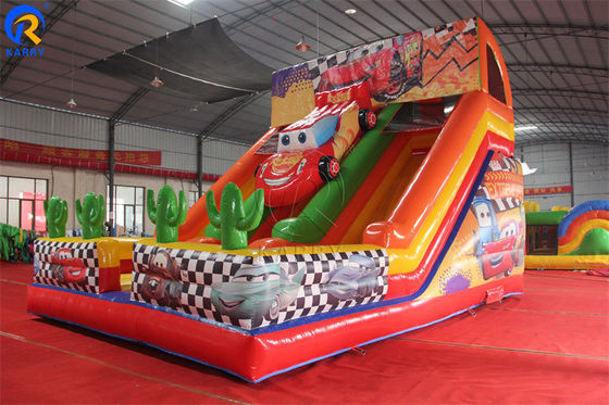 Home Bouncy Slide Speelplaats voor kinderen Maximale capaciteit 100-500kg Opblaasbare dubbele glijbanen