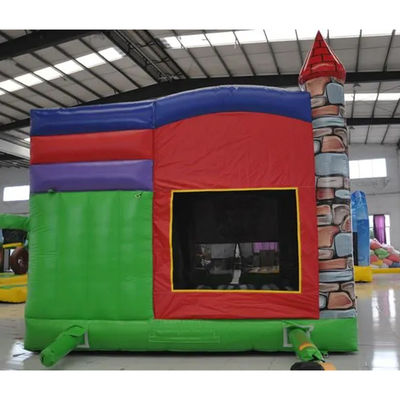Blower Commerciële PVC Cartoon Animatie Opblaasbare Bouncer Huis met glijbaan