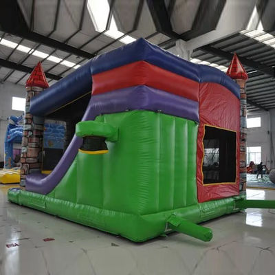 Blower Commerciële PVC Cartoon Animatie Opblaasbare Bouncer Huis met glijbaan
