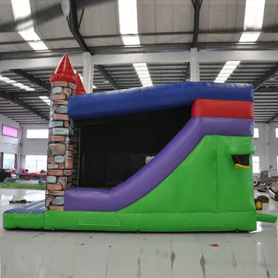 Blower Commerciële PVC Cartoon Animatie Opblaasbare Bouncer Huis met glijbaan