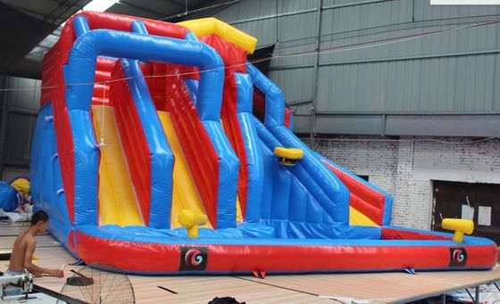 Waterglijbaan N Soak Splash Park Meest populaire Banzai opblaasbare toegestane Passagier 5-10