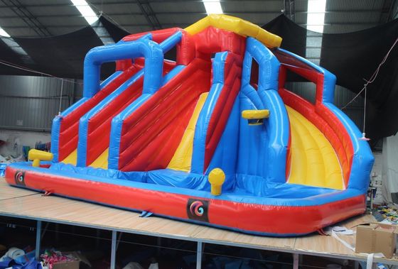 Waterglijbaan N Soak Splash Park Meest populaire Banzai opblaasbare toegestane Passagier 5-10