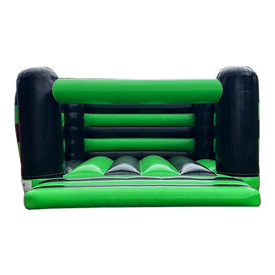 Blower inclusief opblaasbare trampoline voor kinderen kasteel gigantische en groene feestverhuur