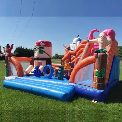 Commerciële opblaasbare trampoline kasteel springhuis met reparatie-kits inbegrepen