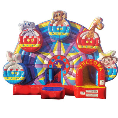KRC Red Animal Ferris Wheel opblaasbaar springhuis voor springen