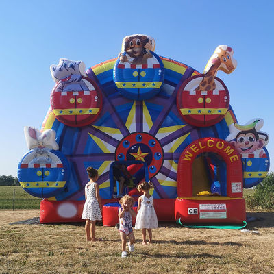 KRC Red Animal Ferris Wheel opblaasbaar springhuis voor springen
