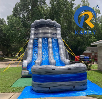 Opblaasbare glijbaan voor volwassenen met zwembad bounce house PVC duurzaam
