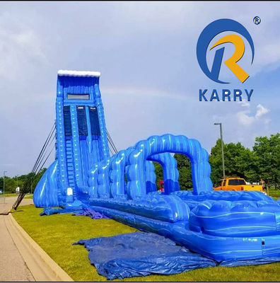 Opblaasbare glijbaan voor volwassenen met zwembad bounce house PVC duurzaam