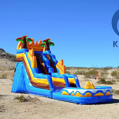 Opblaasbare glijbaan voor volwassenen met zwembad bounce house PVC duurzaam