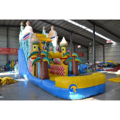 Gepersonaliseerd digitaal afdrukken logo Bouncy Jump Castle Bouncer voor commerciële