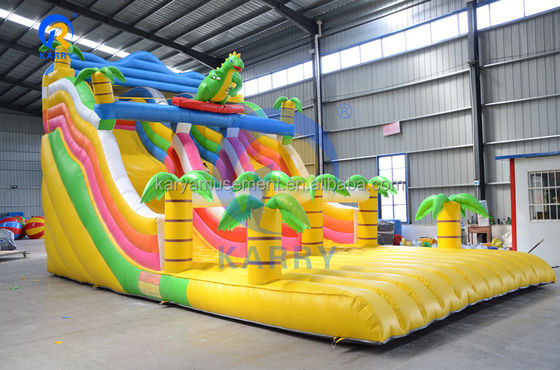 Unisex opblaasbare waterslide springhuis commercieel springhuis voor kinderen