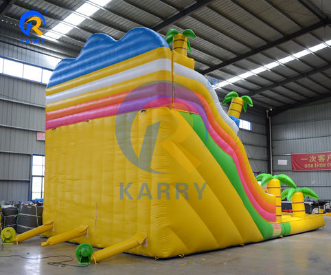 Unisex opblaasbare waterslide springhuis commercieel springhuis voor kinderen