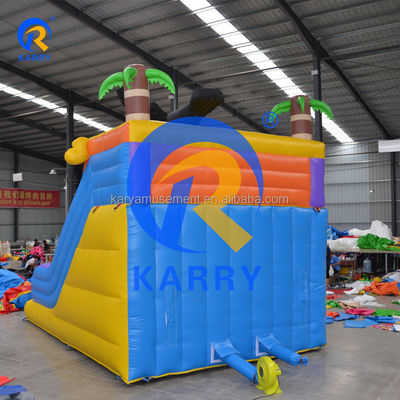 Unisex opblaasbare waterslide springhuis commercieel springhuis voor kinderen
