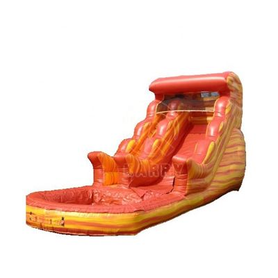 Maximale capaciteit 100-500 kg PVC opblaasbare waterglijbaan voor commerciële activiteiten voor kinderen
