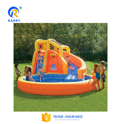 Maximale capaciteit 100-500 kg PVC opblaasbare waterglijbaan voor commerciële activiteiten voor kinderen