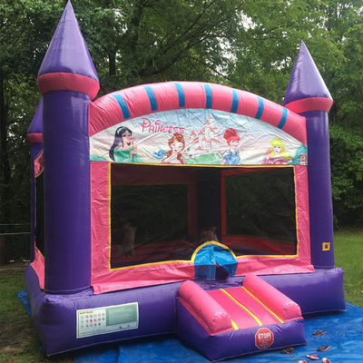 Kenmerken PORTABLE Prinsesfeest opblaasbaar springhuis springkasteel springkasteel