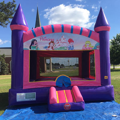 Kenmerken PORTABLE Prinsesfeest opblaasbaar springhuis springkasteel springkasteel