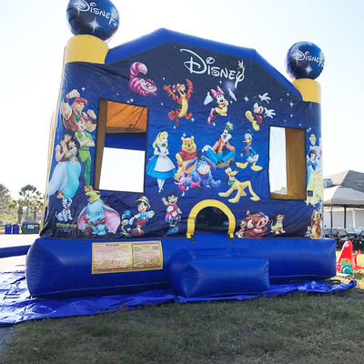 Cartoon thema Bounce House PVC opblaasbare trampoline kasteel voor kinderen CE/EN71/EN14960