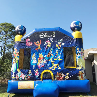 Cartoon thema Bounce House PVC opblaasbare trampoline kasteel voor kinderen CE/EN71/EN14960