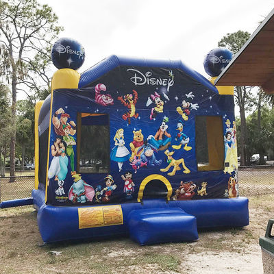 Cartoon thema Bounce House PVC opblaasbare trampoline kasteel voor kinderen CE/EN71/EN14960