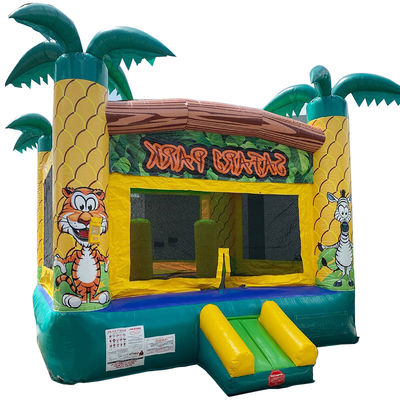 Party Huur Safari Park Theme PVC opblaasbaar springhuis voor Unisex klanten