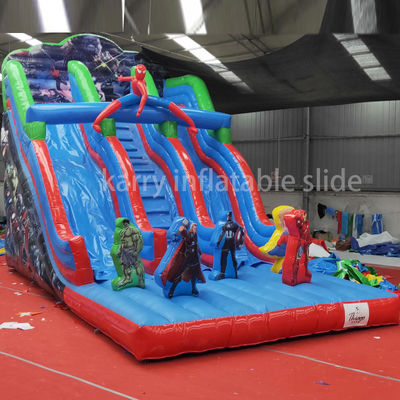 Persoonlijke grootte opblaasbare waterslider voor buitenvermaak en pretpark
