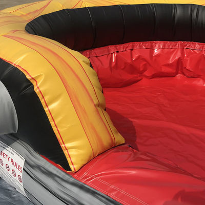 Grote commerciële springlucht waterglijbaan met zwembad Outdoor opblaasbaar feestgoed
