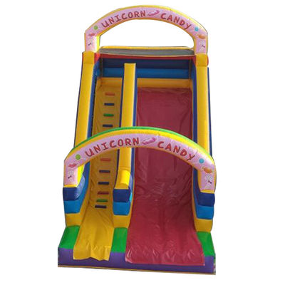 Buiten PVC opblaasbare waterglijbaan uitsmijter kasteel voor kinderen en volwassenen springhuis