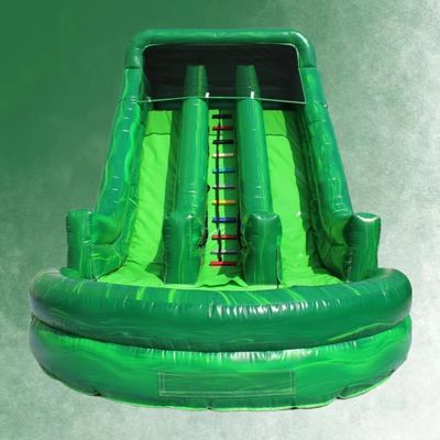 Blower accessoires Inclusief Charming Green Magic Linker en Rechts Dubbele glijbaan met zwembad