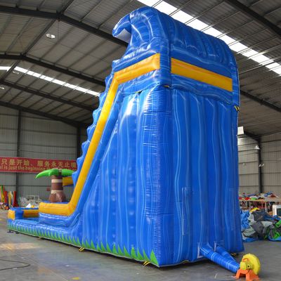 Pool Jungle opblaasbare waterslide voor grote waterparken Bounce House Commerciële verhuur