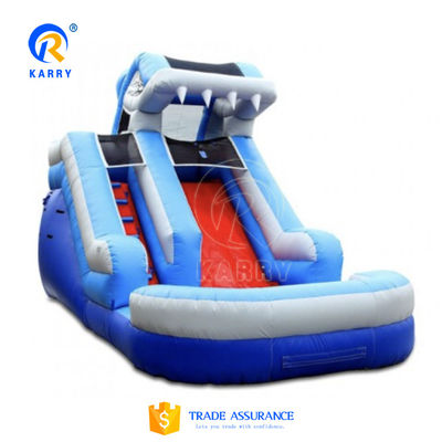 Pool Jungle opblaasbare waterslide voor grote waterparken Bounce House Commerciële verhuur