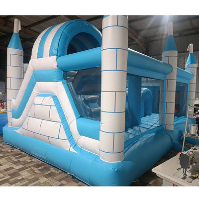 Laatste populaire opblaasbare obstakel kasteel huis combo interieur glijbaan voor feest verhuur