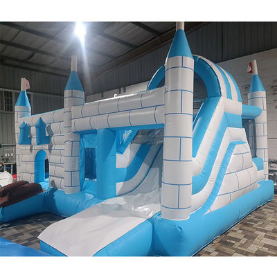 Laatste populaire opblaasbare obstakel kasteel huis combo interieur glijbaan voor feest verhuur