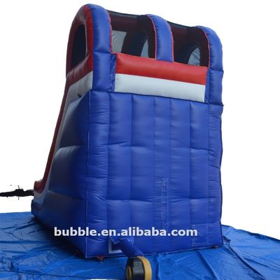 Springende glijbaan opblaasbaar voor feestjes Kleine commerciële droge glijbaan Combo Bouncy Castle