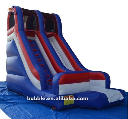 Springende glijbaan opblaasbaar voor feestjes Kleine commerciële droge glijbaan Combo Bouncy Castle