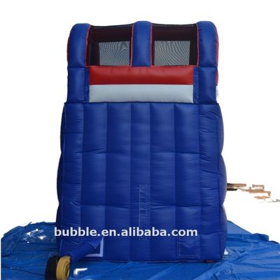 Springende glijbaan opblaasbaar voor feestjes Kleine commerciële droge glijbaan Combo Bouncy Castle