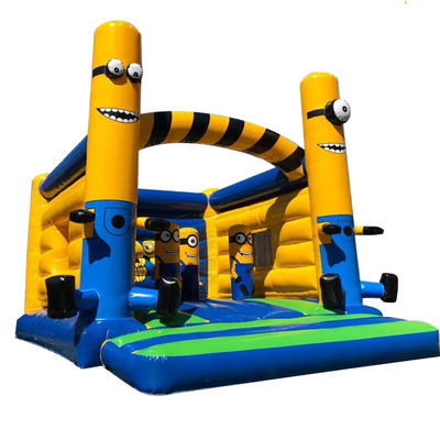 CE/EN71/EN14960 Gecertificeerd Commercieel Cartoon Theme opblaasbare trampoline kasteel combo