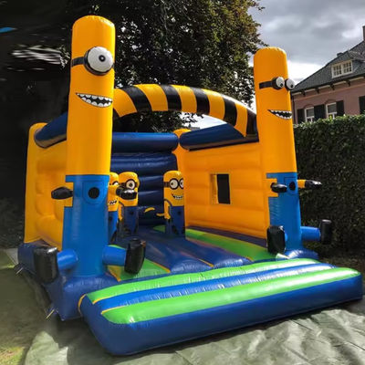 CE/EN71/EN14960 Gecertificeerd Commercieel Cartoon Theme opblaasbare trampoline kasteel combo